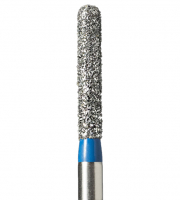 EX-14 (Mani) Алмазний бор, фісурний із закругленим кінцем, ISO141/016, синій