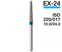 EX-24 (Mani) Алмазний бор, закруглений конус, ISO 220/017