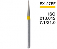 EX-27EF (Mani) Алмазний бор, конус-олівець, ISO 218/012
