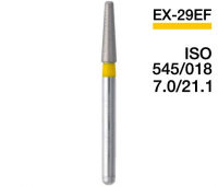 EX-29EF (Mani) Алмазный бор, усеченный конус, ISO 545/018