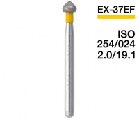 EX-37EF (Mani) Алмазний бор, жолудь, ISO 254/024