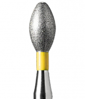 EX-40EF (Mani) Алмазний бор, сливка, ISO 277/023, жовтий