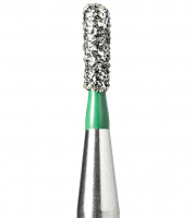 EX-41C (Mani) Алмазний бор, подовжений грушоподібний, ISO 237/011, зелений