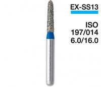 EX-SS13 (Mani) Алмазний бор, закруглений конус, ISO 197/014