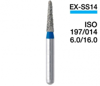 EX-SS14 (Mani) Алмазний бор, конусоподібний, ISO 197/014