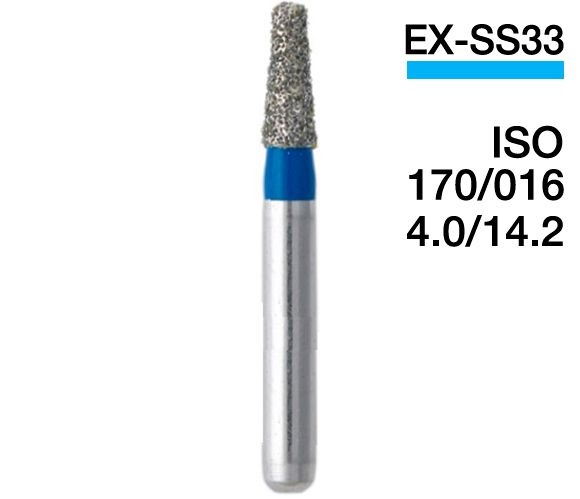 EX-SS33 (Mani) Алмазный бор, усеченный конус, ISO 170/016