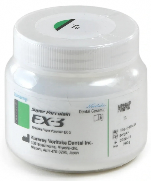 EX3 Translucent, 200 г (Kuraray Noritake) Прозрачная масса