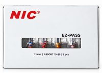 EZ-PASS 15-35, 21 мм, ассорти (NIC) Машинные файлы, 6 шт