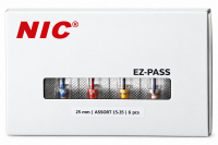 EZ-PASS 15-35, 25 мм, ассорти (NIC) Машинные файлы, 6 шт