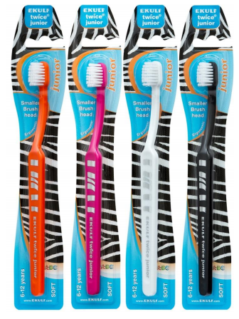 Зубная щетка EKULF Twice Junior (620)