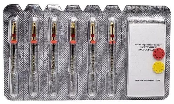 Файли DM-F1, NiTi, KP-2506-25 (06/25) 25 мм (Kevin Peter)