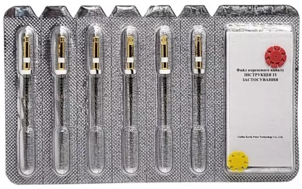 Файли DM-F1, NiTi, KP-16vt-25 (поліконус/16) 25 мм (Kevin Peter)