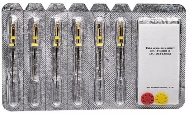 Файли DM-F1, NiTi, KP-2004-25 (04/20) 25 мм (Kevin Peter)