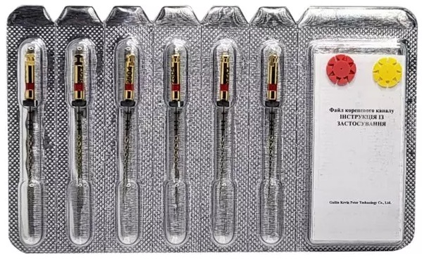 Файли DM-F1, NiTi, KP-2504-25 (04/25) 25 мм (Kevin Peter)