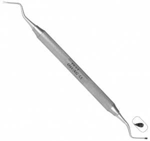 Напильник периодонтический Osung FH3-7 (для снятия больших отложений, двухсторонний, металлическая ручка)