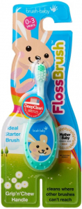 Дитяча зубна щітка Brush-baby FlossBrush, Teal