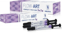 Flow Art, Набор 3х2 г (Arkona) Светоотверждаемый композит