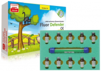 Fluor Defender Maxi (Cerkamed) Защитный лак с фтором для детей, 10х1 мл