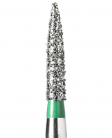 FO-21C (Mani) Алмазный бор, пламевидный, зеленый, ISO 297/015