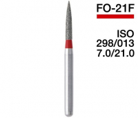 FO-21F (Mani) Алмазный бор, пламевидный, ISO 298/014