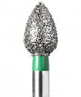 FO-27С (Mani) Алмазный бор, сливка, зеленый, ISO 257/033