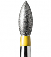 FO-33EF (Mani) Алмазный бор, сливка, желтый, ISO 257/020