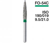 FO-54C (Mani) Алмазный бор, пламевидный, ISO 190/018