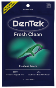 Флосс-зубочистки DenTek, Освіжаюче очищення, 75 шт