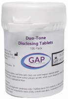Таблетки жевательные GAP Duo-Tone, для обнаружения зубного налета, 100 шт
