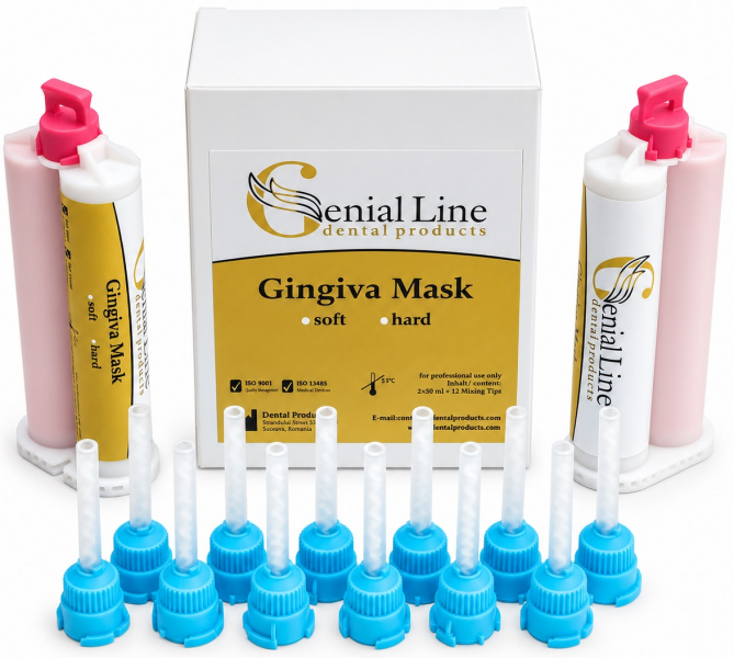 Gingiva Mask (Distrident Plus) Ясная маска, 2х50 мл