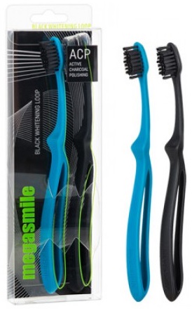 Зубна щітка Megasmile LOOP Black Whitening Toothbrush