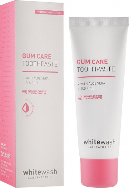 Зубна паста WhiteWash Gum Care Toothpaste, Інтенсивний захист ясен, GT-01 (75 мл)