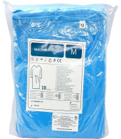 Халат посетителя Mercator Medical ECO (нетканый, на завязках, гигиенический, 25 гр/м2)