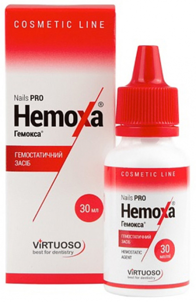 Hemoxa Nails PRO (VIRTUOSO) Гемостатична рідина, 30 мл