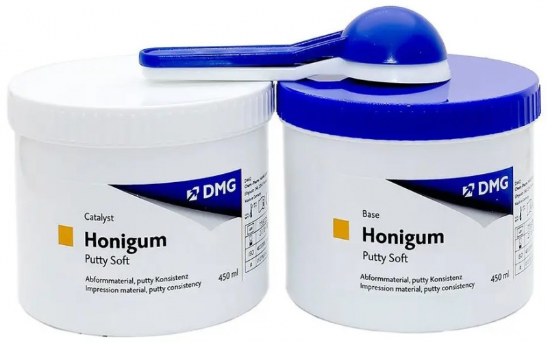 Honigum Pro Putty Soft (DMG) А-силіконовий відбитковий матеріал, 2х450 мл