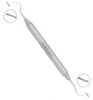 Скалер ручной Osung HSP 56-57 (лопатка, металлическая ручка, двухсторонняя, Posterior)