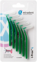 Ручной интердентальный ершик Miradent I-Prox L, зеленый, 3.5 мм