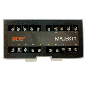 Самолігуючі металеві брекети Osstem MAJESTY SLM ROTH 022, повний набір