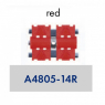 А4805-14R (Leone) Гвинт стандартний, червоний на верхню щелепу