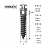 Микроимплант Osstem OSSH Half Etched OrthAnchor, D - 1,4 мм