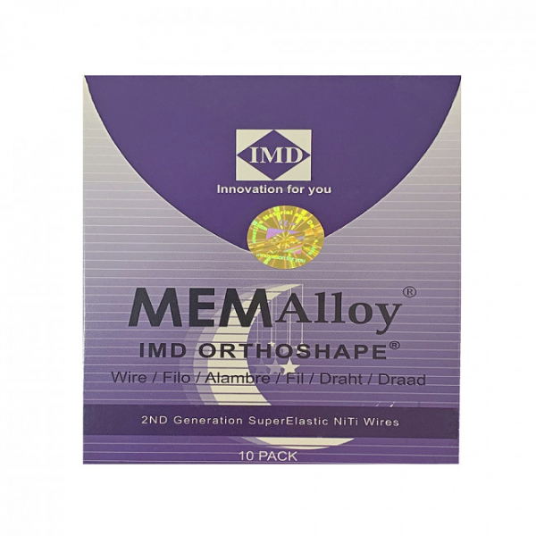 Дуга NiTi IMD MEMAlloy, верх, круглая, 1 шт