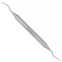 Кюрета Osung Gracey IMPGR 13-14 (имплантологическая, мягкий титан, двухсторонняя, металлическая ручка, дистальная поверхность задних зубов)
