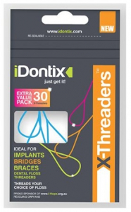 Нитковтягувач для зубної нитки Piksters IDONTIX IDOXTHREADERS/12 (30 шт)