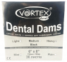 Хустки для коффердаму Vortex Dental Dams (чорні)