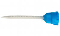Канюли-насадки №C250 1:1, 77 мм (синие с прозрачным смешивателем, 10 шт)