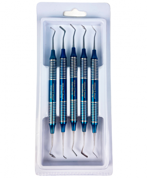 Набір ручних скалерів Dental Product Scalers With Blue