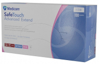 SafeTouch Advanced Extend 1172TG, розовые, 3.6 г (Medicom) Перчатки нитриловые текстурированные, без пудры, нестерильные, 50 пар