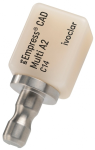 Блоки лейцитной стеклокерамики Ivoclar Vivadent IPS Empress CAD CEREC/inLab Multi, A3,5, C14/5 (602601)