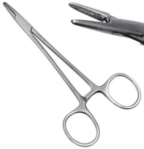 J-24-017 (Surgicon) Иглодержатель Mayo-Hegar, 14 см