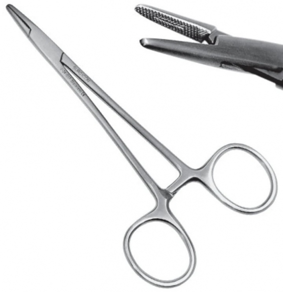 J-24-017 (Surgicon) Иглодержатель Mayo-Hegar, 14 см